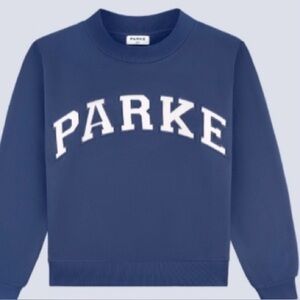 PARKE blue mock neck!